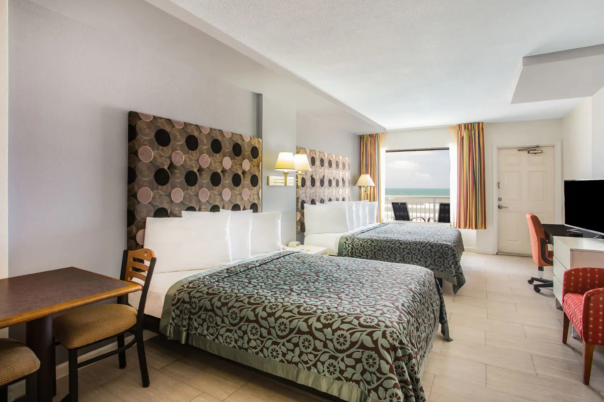 Guest Room With Flat Screen Television